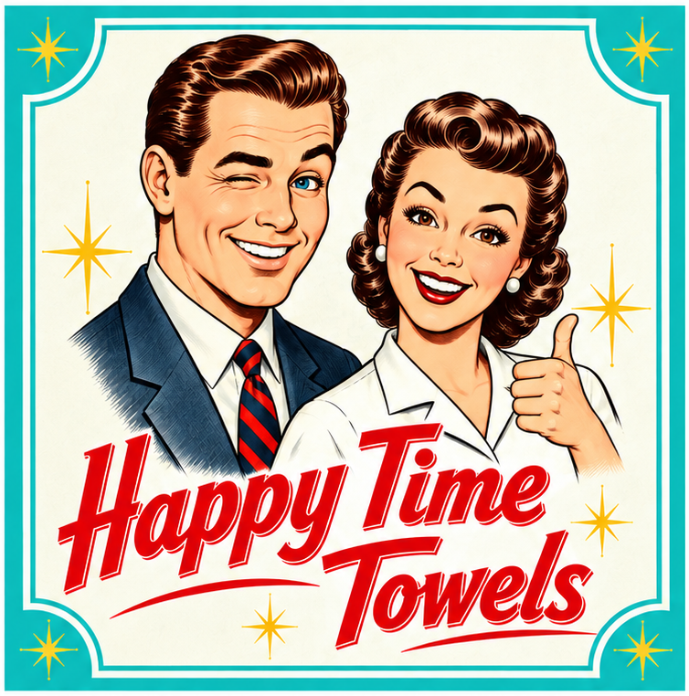 Happy Time Towels
