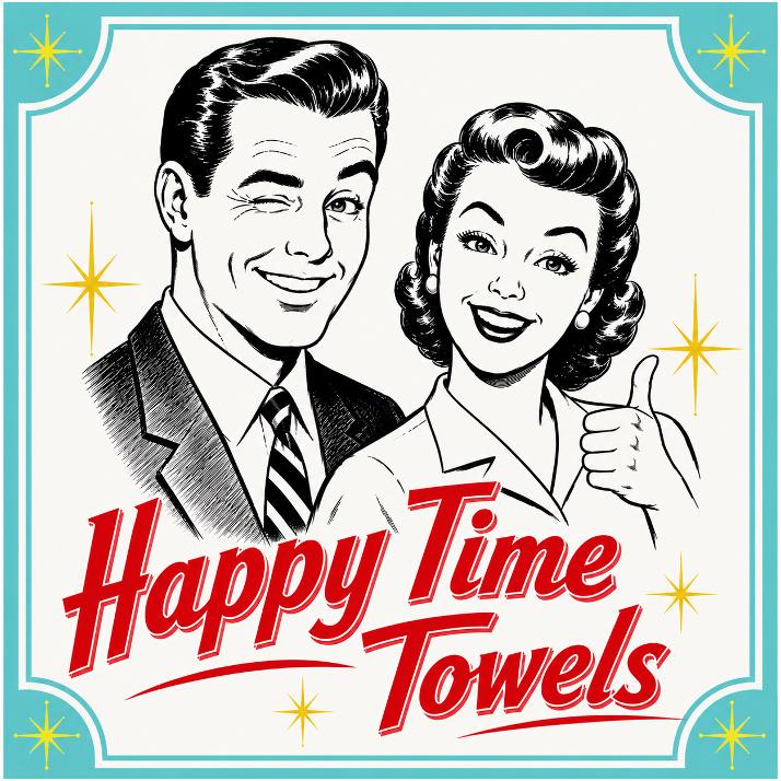 Happy Time Towels